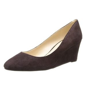 Nine West Dark Taupe Wedge Heels. Size 8M